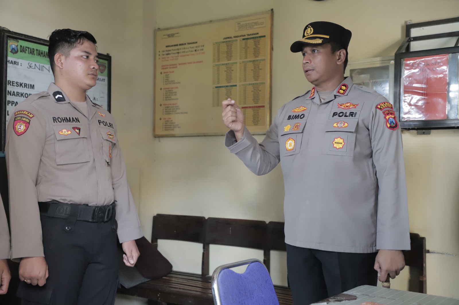 Kapolres Kediri Cek Ruang Tahanan, Pastikan Keamanan dan Kesehatan Penghuni Terjaga