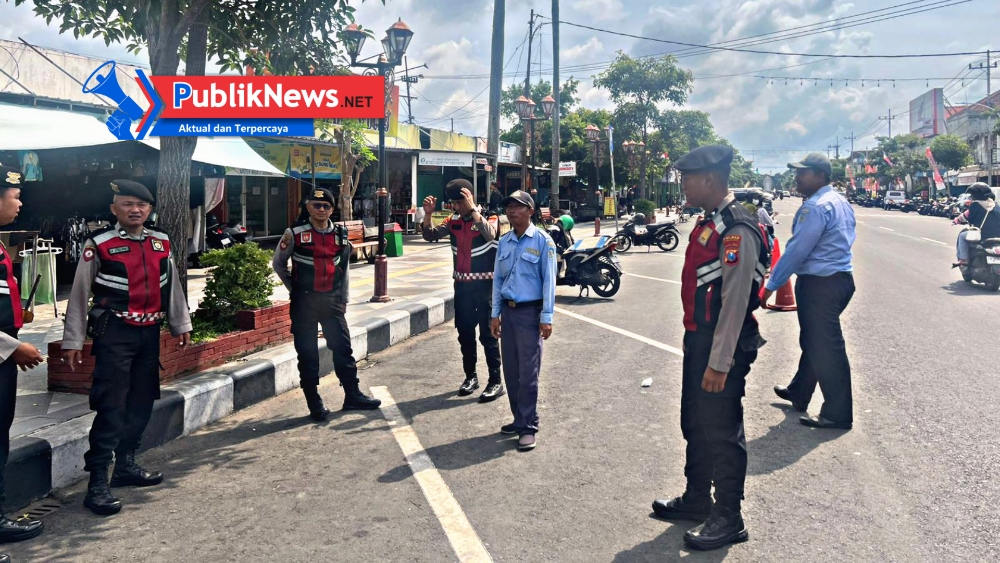 Polres Nganjuk Tindak Tegas Premanisme di Jalan Ahmad Yani, Fokus Sasar Parkir Liar dan Pertokoan