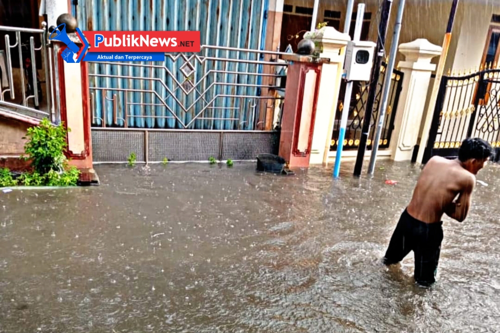 Banjir Kembali Rendam Jl. Dandangan Gang 1, Warga Desak Pemkot Kediri Ambil Tindakan Nyata