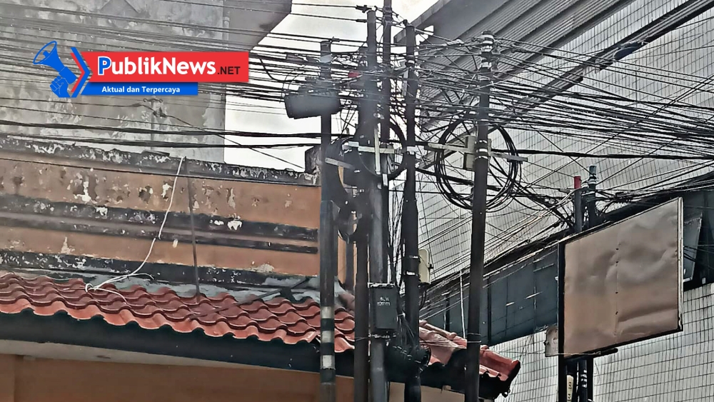 Kabel Semrawut Ganggu Estetika dan Keselamatan, Warga Kediri Desak Pemkot Bertindak Tegas