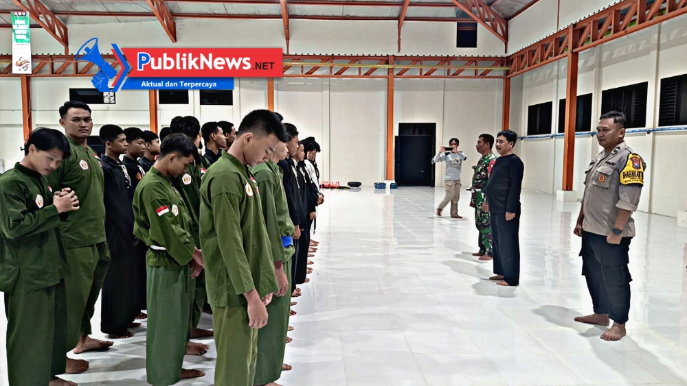Perguruan Silat Bersatu, Polres Nganjuk Gelar Latihan Bersama Lewat Program Soko Guru