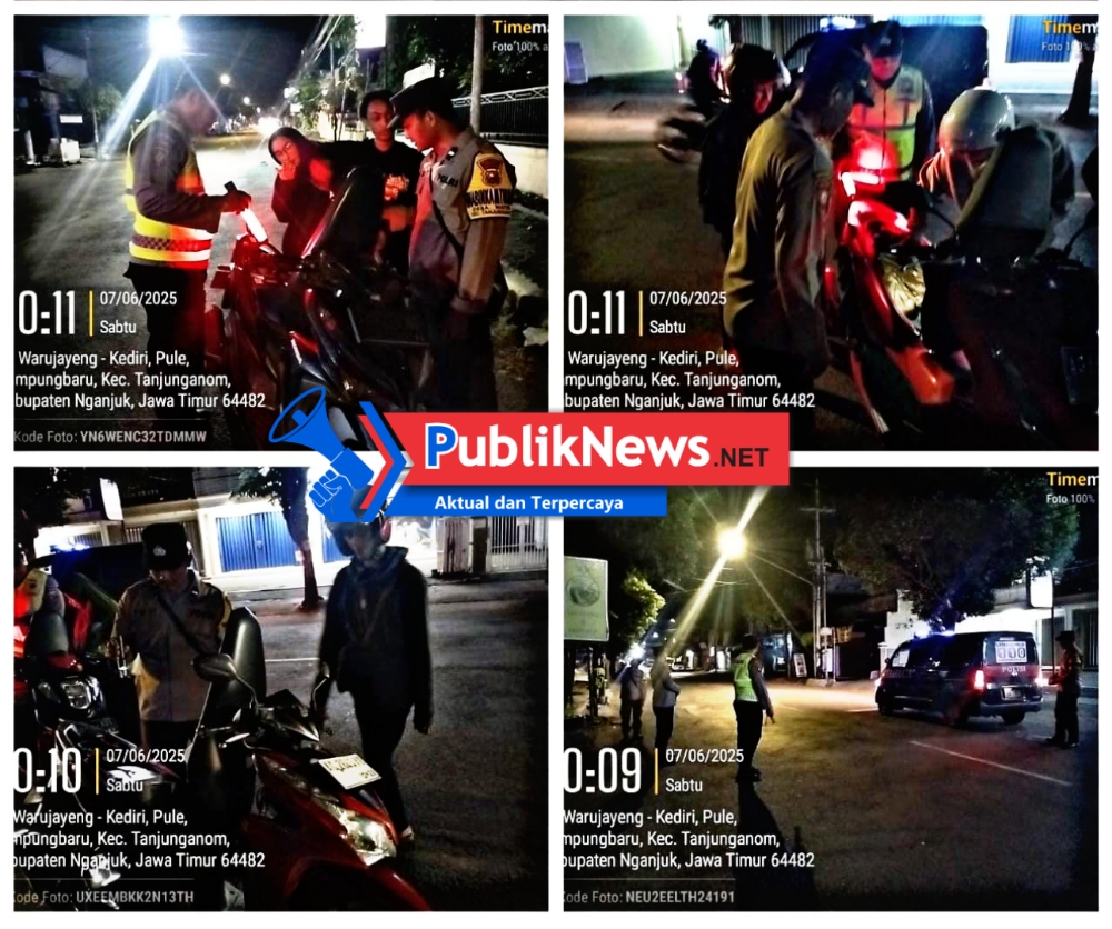 Polres Nganjuk Maksimalkan Patroli SREG Selama Libur Panjang Iduladha