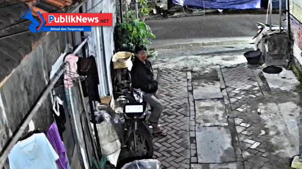 Aksi Pencurian Motor Gagal Setelah Dipergoki Pemiliknya di Gang Omah Limas