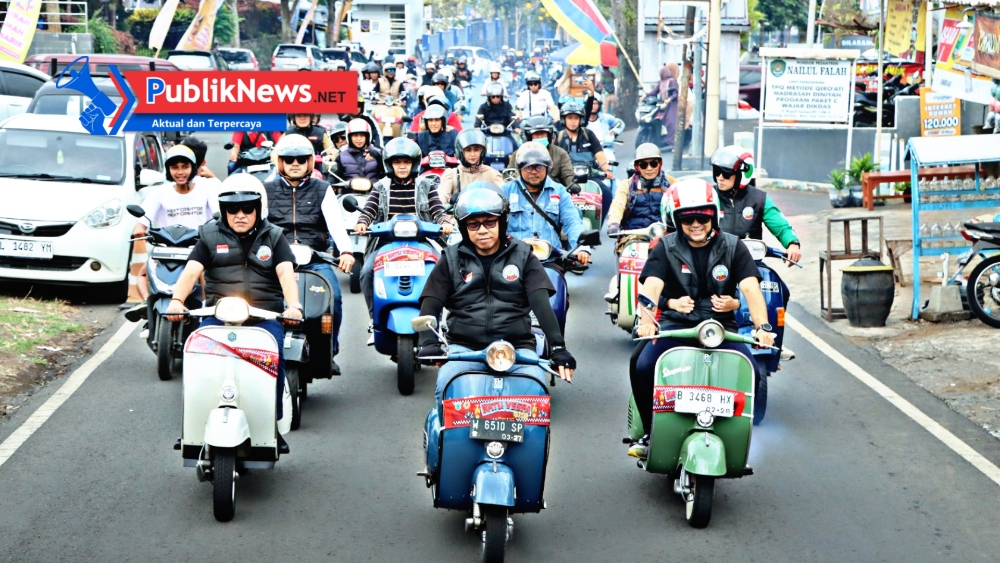 Polres Batu Gelar Batu Vespa Fest 2025, Ratusan Bikers Eksplor Destinasi Wisata Kota Batu