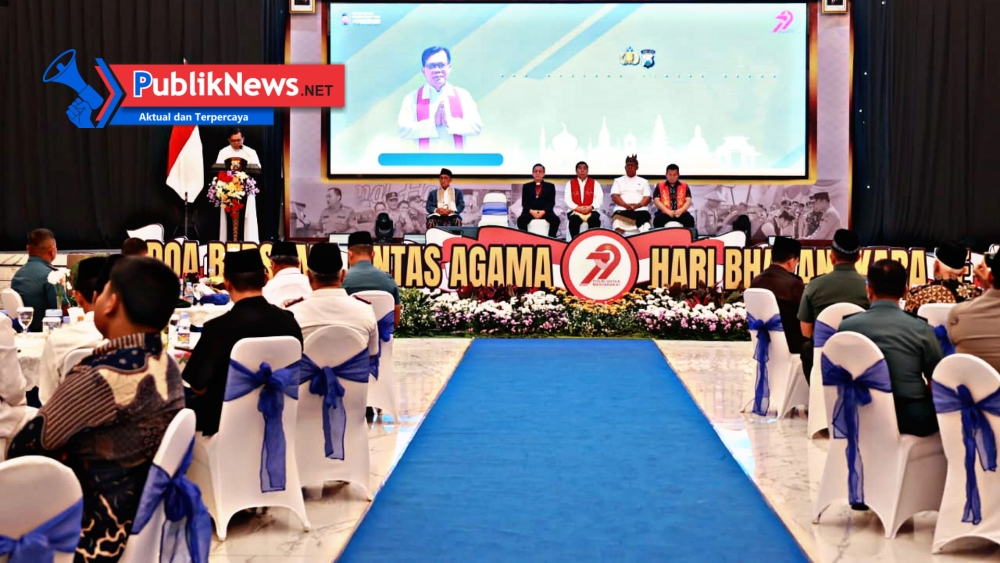 Polda Jatim Gelar Doa Bersama Lintas Agama Sambut Hari Bhayangkara ke-79, Perkuat Toleransi dan Kerukunan