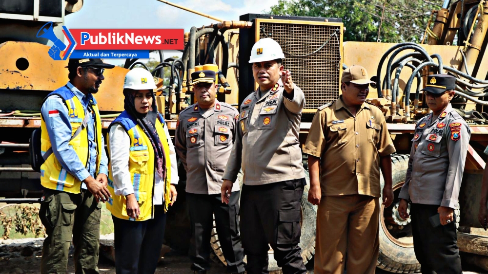 Polres Nganjuk Hadirkan Solusi Air Bersih Lewat Pembangunan Sumur Bor