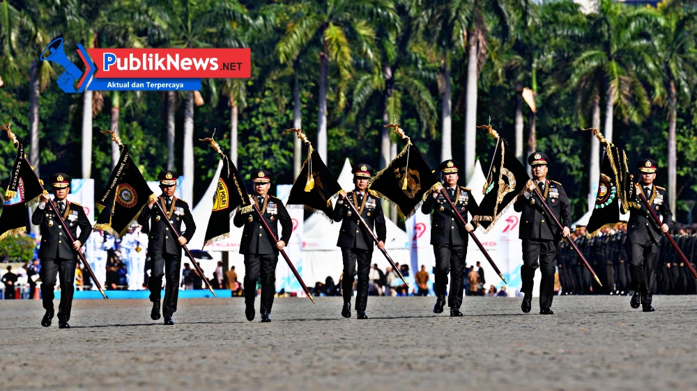 Presiden Prabowo Anugerahkan Penghargaan Nugraha Sakanti dan Bintang Bhayangkara Nararya dalam Peringatan HUT Bhayangkara ke-79