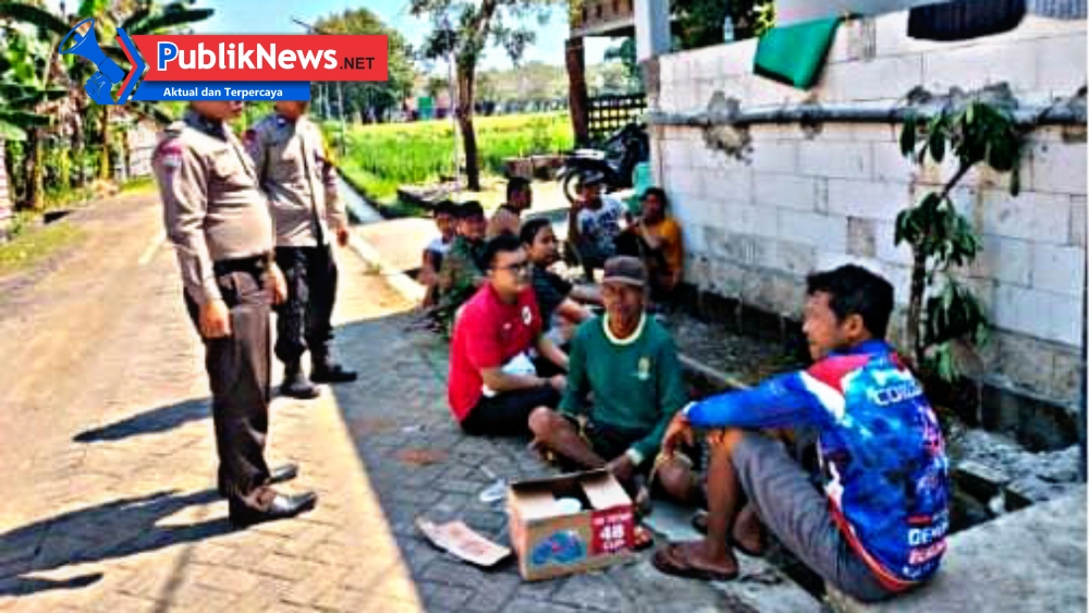 Jelang Pengesahan Warga Baru PSHT, Polres Nganjuk Gelar Patroli SREG dan Program Sokoguru