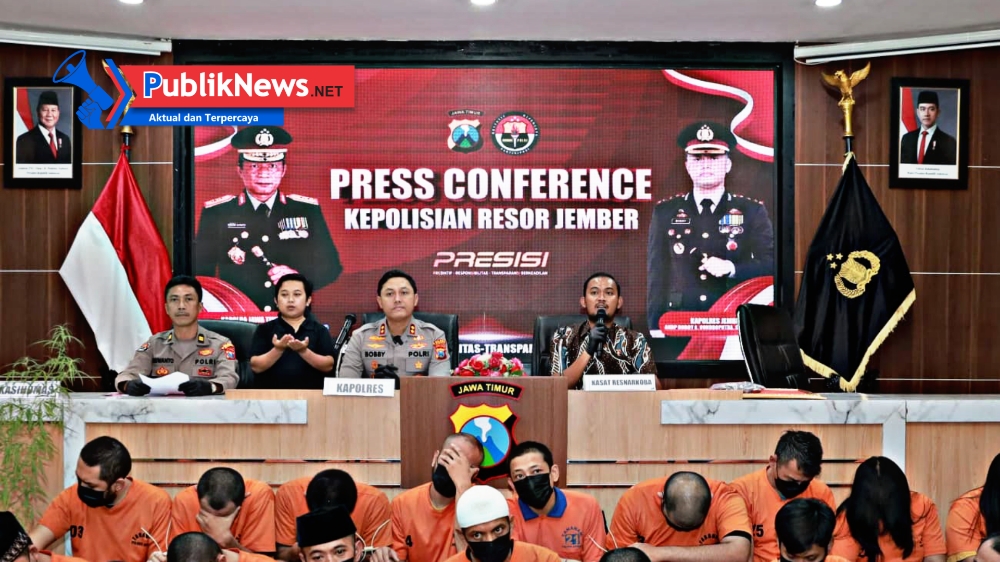 Polres Jember Ungkap 19 Kasus Narkoba Sepanjang Juni: 27 Tersangka Diciduk, Termasuk Jaringan Lintas Pulau