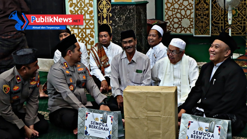 Kapolres Nganjuk Safari Jumat di Masjid Agung Baitussalam, Ajak Warga Jaga Kedamaian dan Toleransi