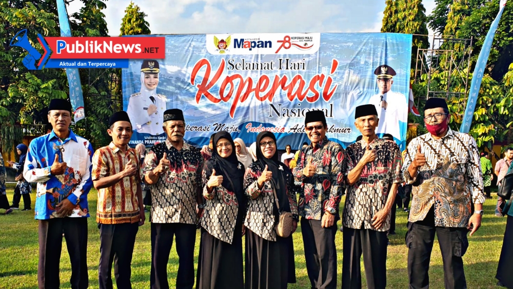 Peringati Hari Koperasi Nasional ke-78, Kota Kediri Gelar Upacara di Lapangan Brimob