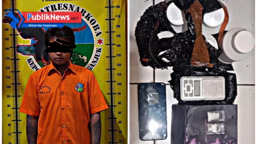 Polres Nganjuk Gulung Jaringan Narkoba, Sita 17 Ribu Pil LL dan Puluhan Gram Sabu