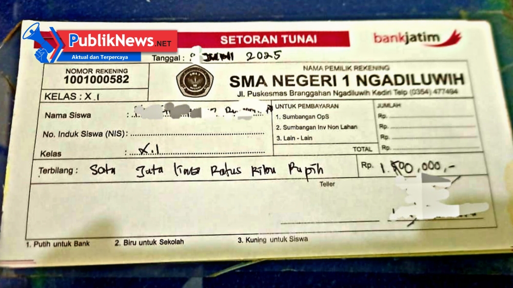 Skandal Dugaan Pungli di SMAN 1 Ngadiluwih: LSM RATU Desak Kejaksaan Bertindak Tegas