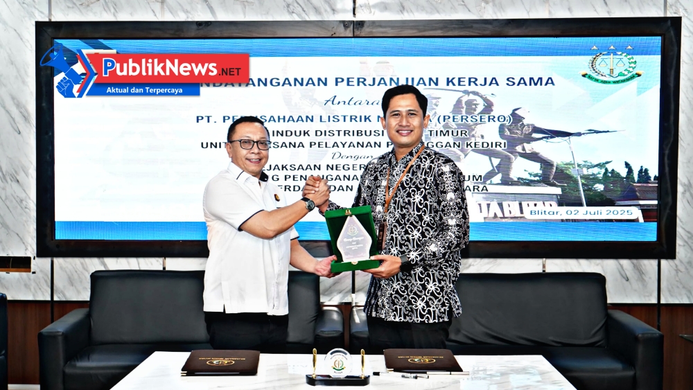 PLN UP3 Kediri dan Kejaksaan Negeri Kota Blitar Teken PKS, Perkuat Fondasi Hukum di Sektor Ketenagalistrikan