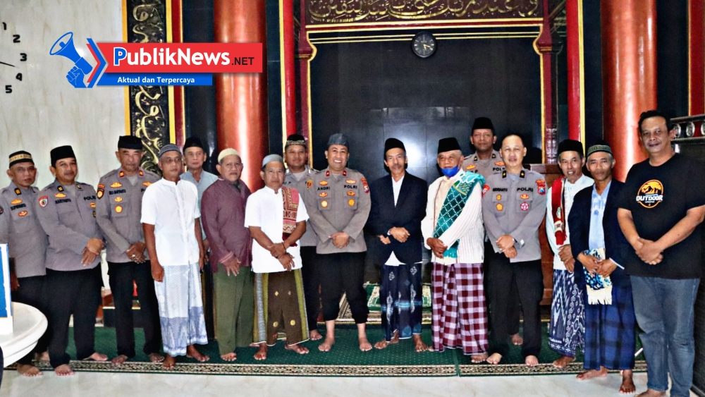 Subuh Berjamaah di Sukomoro, Polres Nganjuk Gandeng Masyarakat Perkuat Kamtibmas dan Iman
