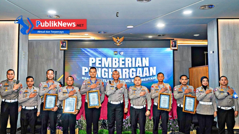 Satlantas Polres Nganjuk Raih 3 Penghargaan Tingkat Polda Jatim dalam ANEV Kamseltibcarlantas 2025