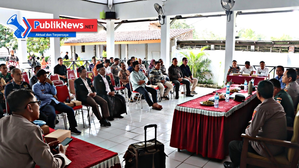 Perkuat Kolaborasi Keamanan, Kapolres Nganjuk Gelar Silaturahmi Kamtibmas di Baron