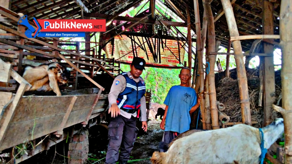 Bhabinkamtibmas Jatirejo Dampingi Warga Manfaatkan Lahan Pekarangan untuk Ketahanan Pangan