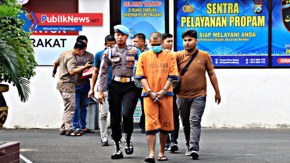 Kurang dari 24 Jam, Polres Malang Ringkus Pencuri Mobil Tetangga di Kepanjen