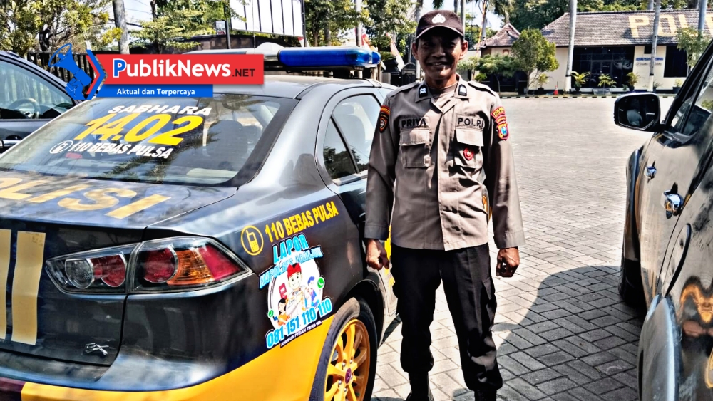 Polres Nganjuk Tempel Stiker Layanan Hotline dan WhatsApp di Mobil Dinas, Warga Kini Bisa Lapor 24 Jam Nonstop