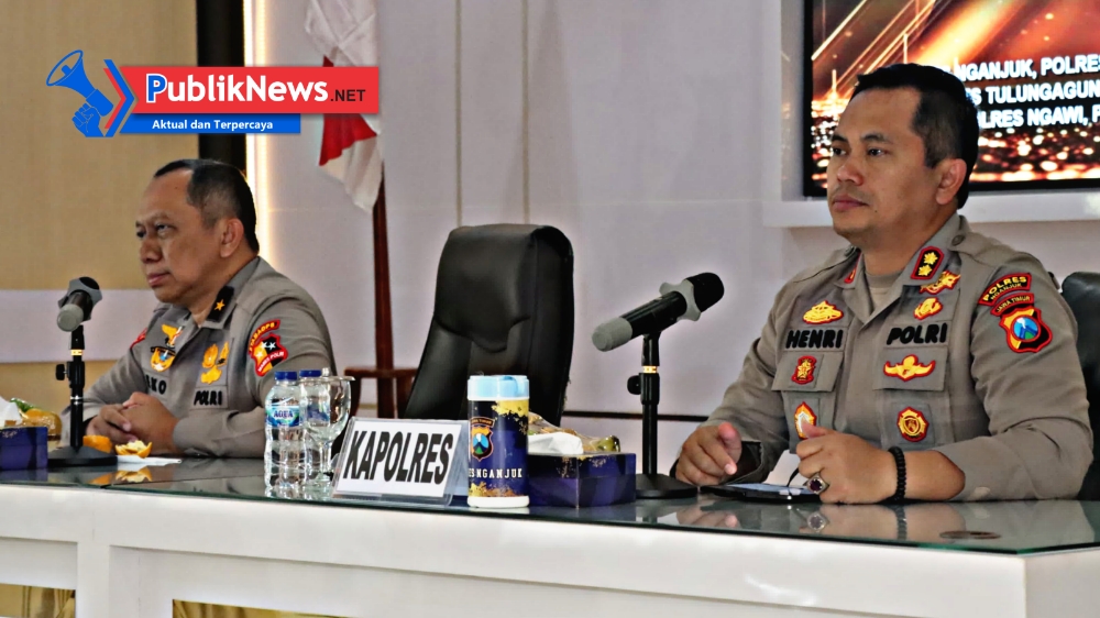 Polres Nganjuk Jadi Tuan Rumah Supervisi dan Sosialisasi TPPO Bersama Karo Dal Ops Polri