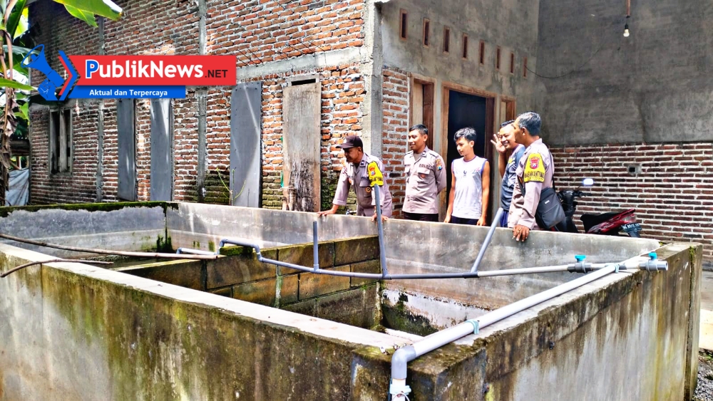 Bhabinkamtibmas Berbek Dorong Warga Budidaya Lele dan Nila di Pekarangan Rumah