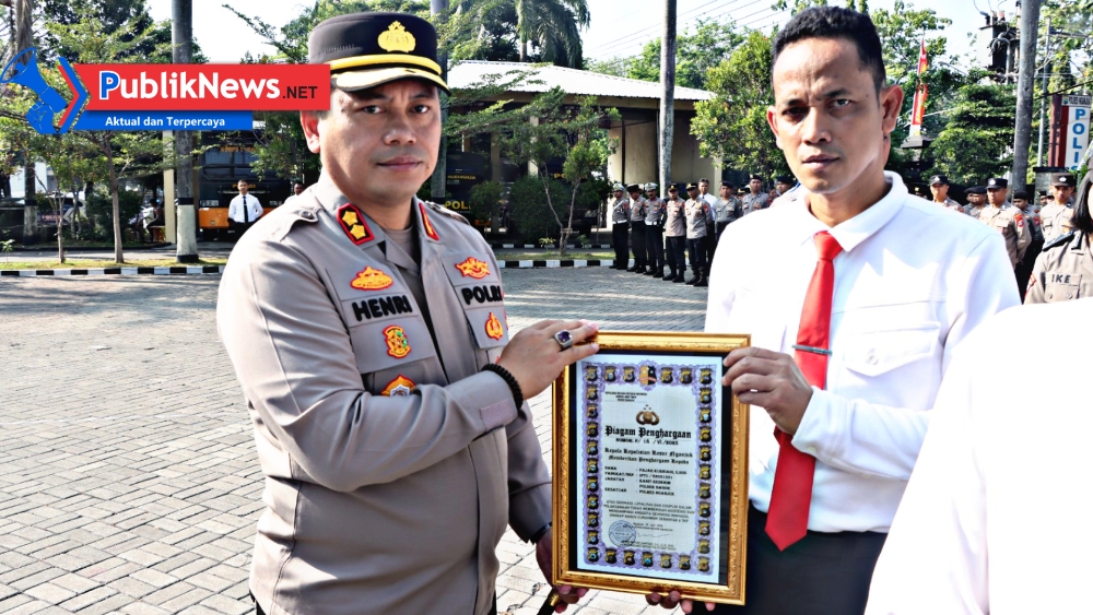 Kapolres Nganjuk Apresiasi 30 Personel Berprestasi Ungkap Kasus Menonjol