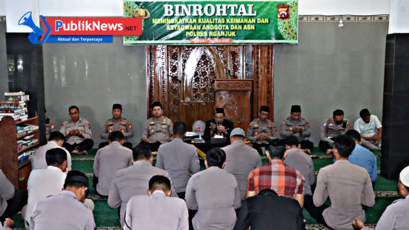 Binrohtal Polres Nganjuk: Tingkatkan Ilmu dan Iman demi Pelayanan Prima