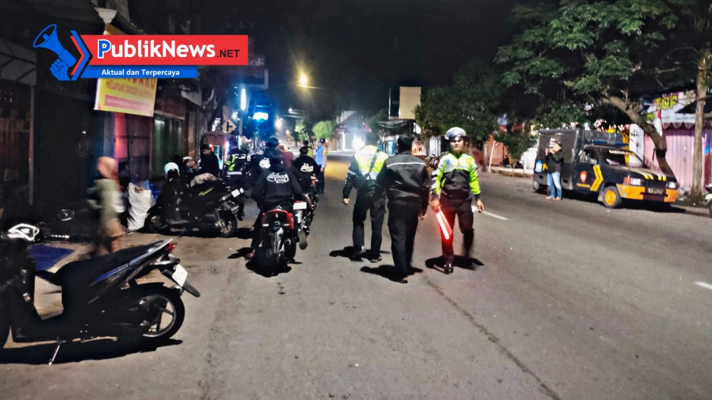 Polres Nganjuk Gelar Patroli SREG Jelang Libur HUT RI ke-80