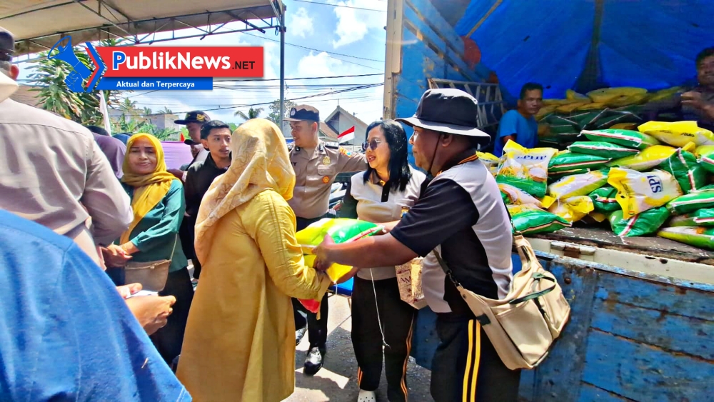 Hari Juang Polri, Polres Malang Salurkan 15 Ton Beras Lewat Gerakan Pangan Murah