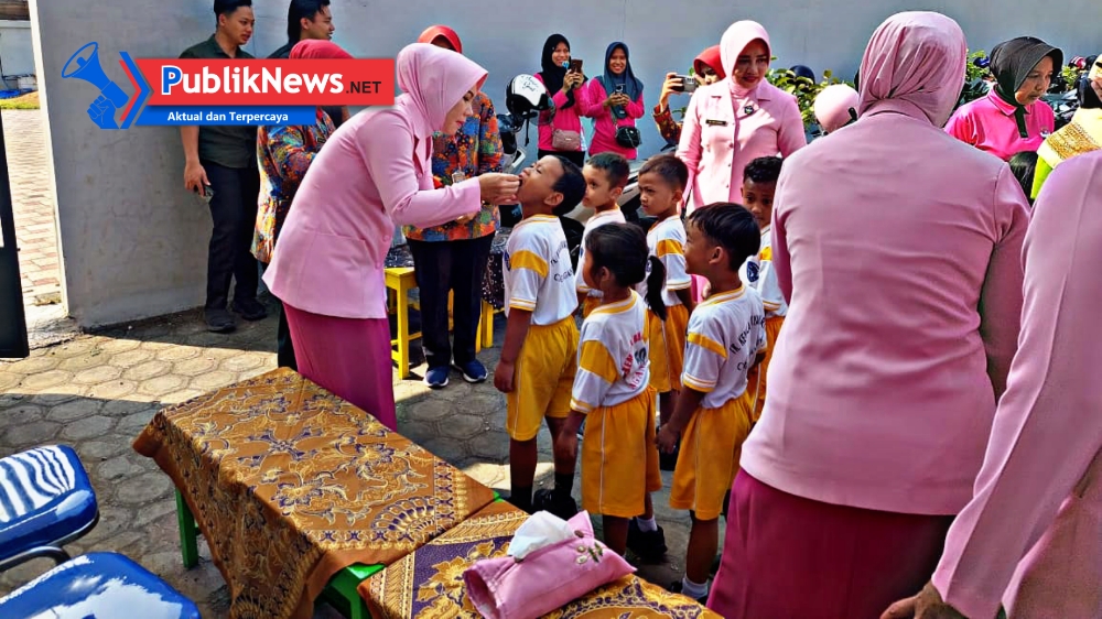 PYKB Cabang Nganjuk Gelar Pemberian Vitamin A untuk Siswa TK Kemala Bhayangkari 50