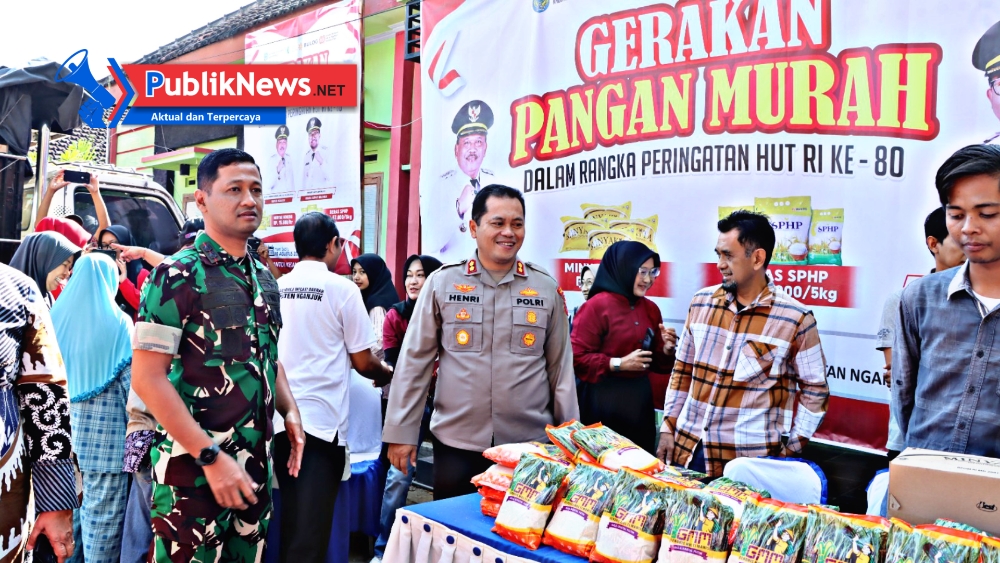 Kapolres Nganjuk dan Forkopimda Ikuti Zoom Meeting Gerakan Pangan Murah di Kecamatan Nganjuk