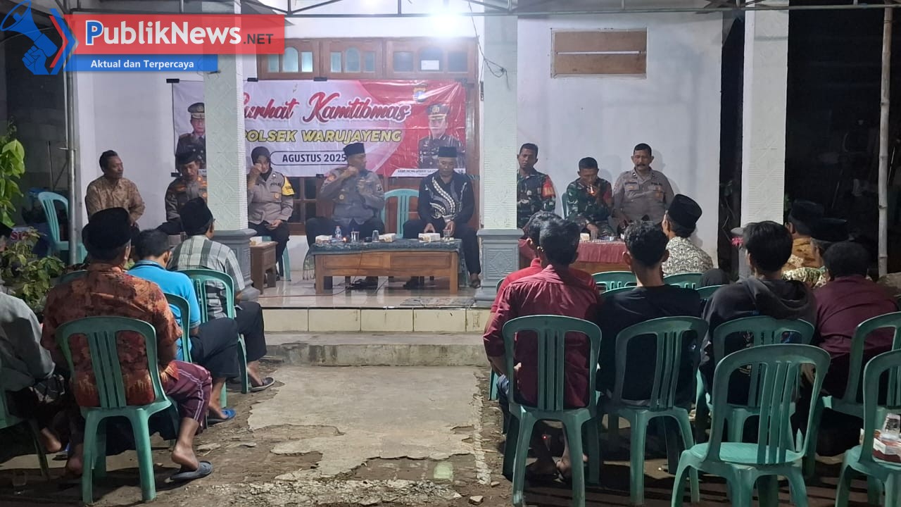 Kapolsek Warujayeng Gelar Curhat Kamtibmas, Warga Brumbung Antusias Sampaikan Aspirasi
