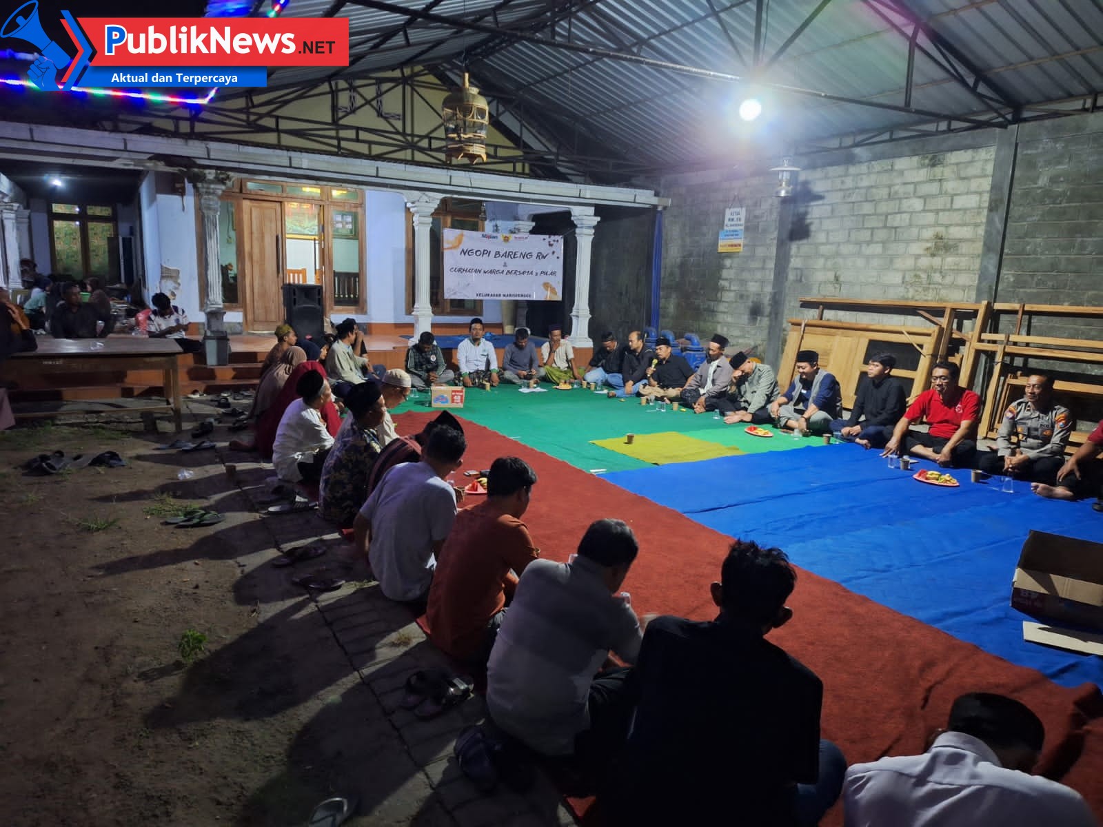 Ngopi Bareng RW, Warga Manisrenggo Sampaikan Aspirasi Lewat Forum Santai Bersama 3 Pilar