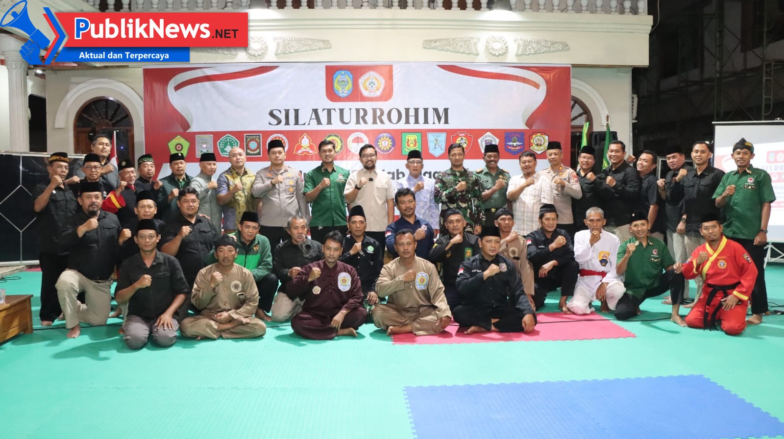 Kapolres Hadiri Silaturahmi IPSI, Ajak Pesilat Jaga Kedamaian Nganjuk