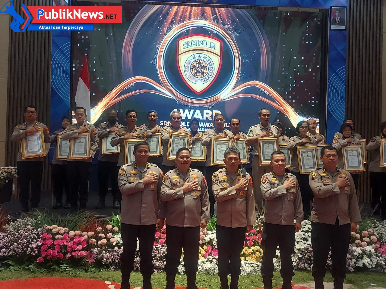 Polres Nganjuk Raih Dua Penghargaan di Rakernis SDM Polda Jatim