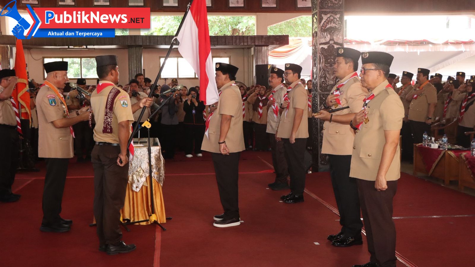 Kapolres Nganjuk Hadiri Pelantikan Majelis Pembimbing Cabang Gerakan Pramuka