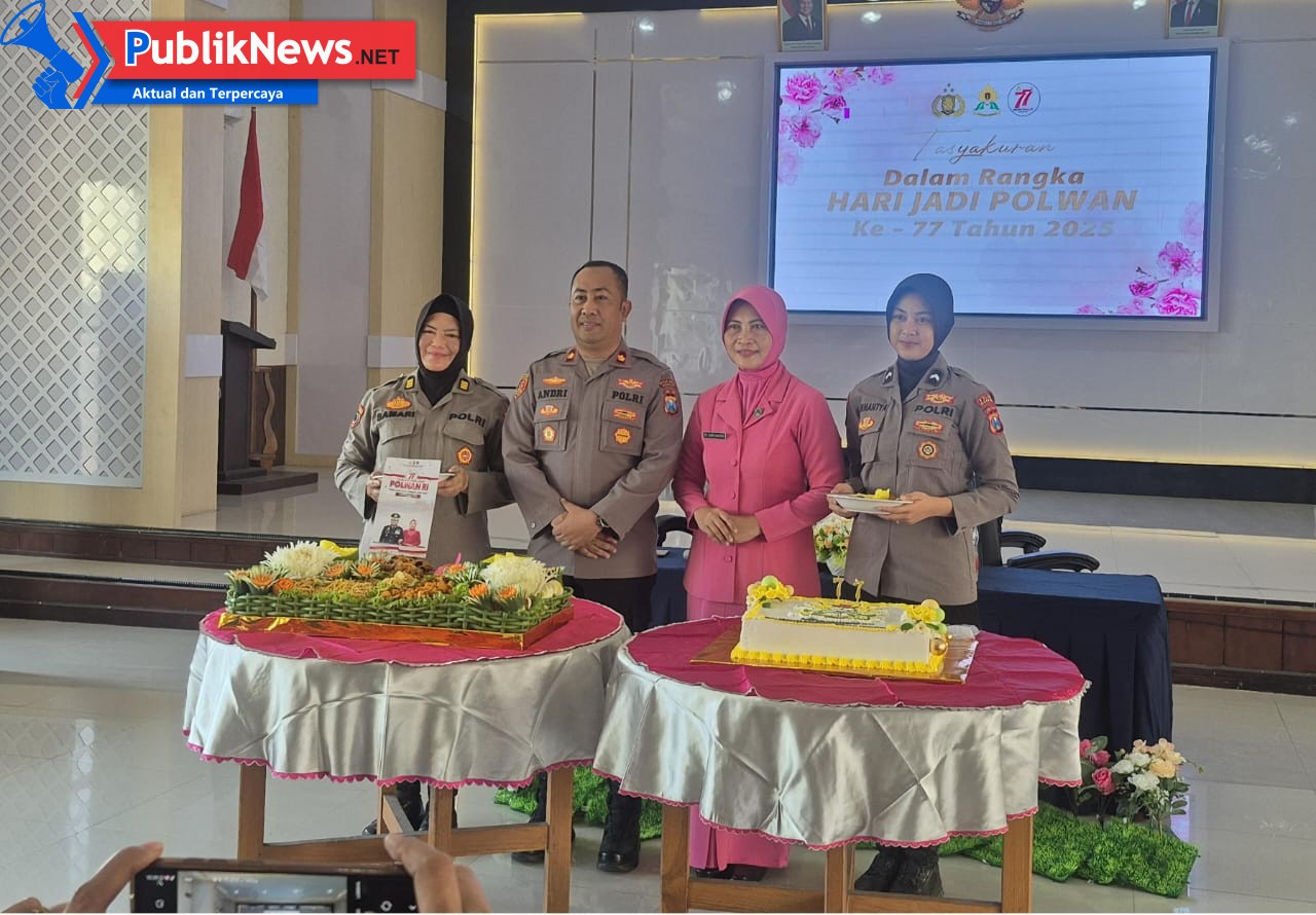 Polwan Polres Nganjuk Teguhkan Integritas di Puncak Hari Jadi ke-77 Lewat Tasyakuran