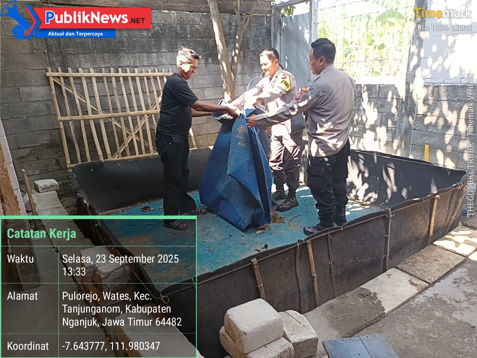 Polres Nganjuk Respons Cepat Aduan Warga Soal Dugaan Judi Adu Ayam di Tanjunganom