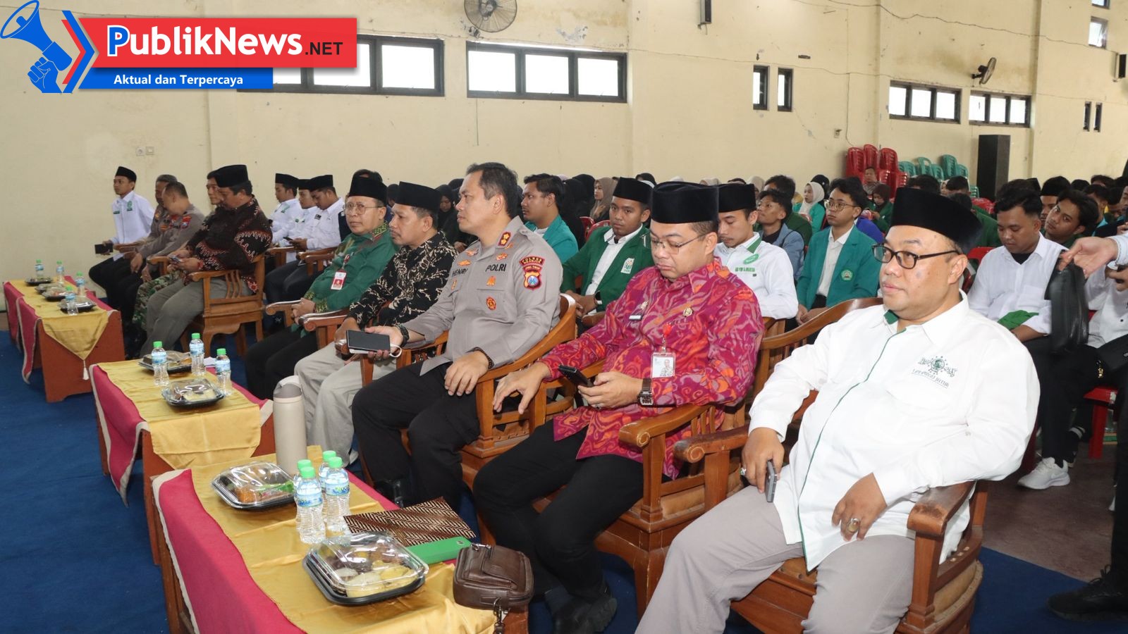 Pelantikan BEM PTNU se-Jatim, Kapolres Nganjuk Harapkan Peran Mahasiswa Jaga Kebangsaan