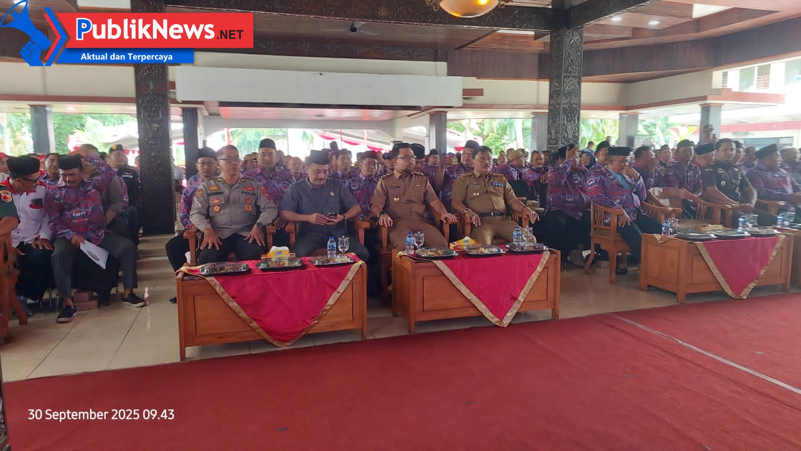 Pelantikan PPDI, Polres Nganjuk Tekankan Peran Strategis Tiga Pilar