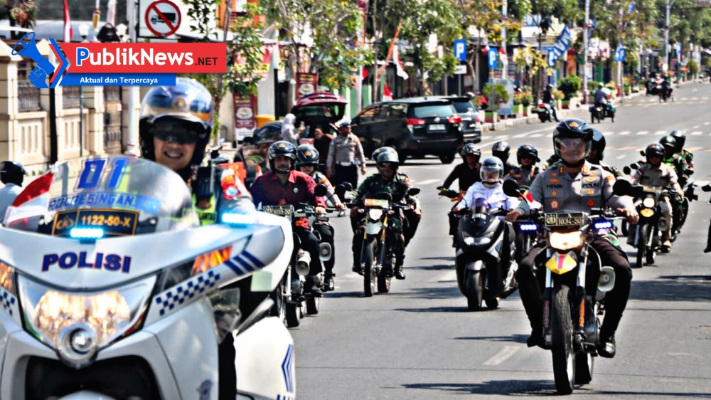 Forkopimda Nganjuk Gelar Konsolidasi dan Patroli Skala Besar, Tegaskan Tindakan Tegas Terukur