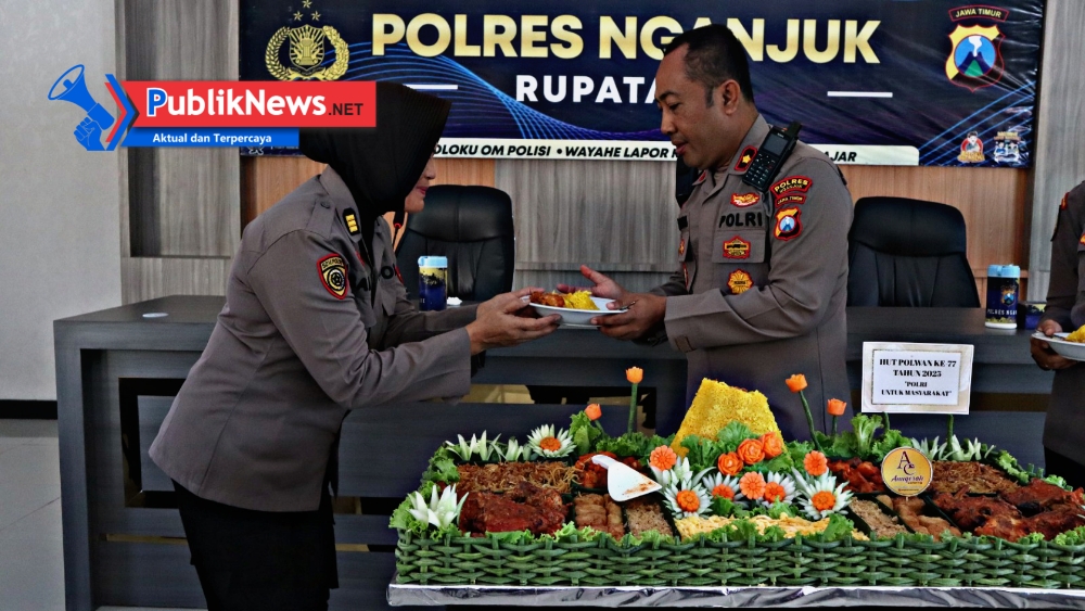 HUT Polwan ke-77, Polres Nganjuk Ajak Tingkatkan Pelayanan dan Dedikasi