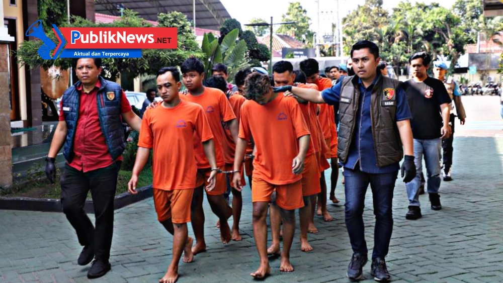 28 Tersangka Aksi Anarkis di Kediri, Separuhnya Anak di Bawah Umur!