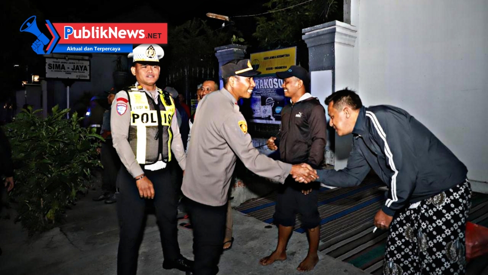 Usai Kerusuhan, Polres Kediri Gaspol Patroli Skala Besar Demi Jaga Kondusifitas