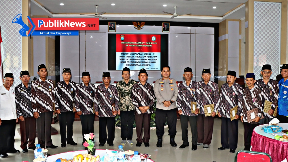 Muscab ke-5 PP Polri Nganjuk, Kapolres Tekankan Sinergitas Jaga Kamtibmas