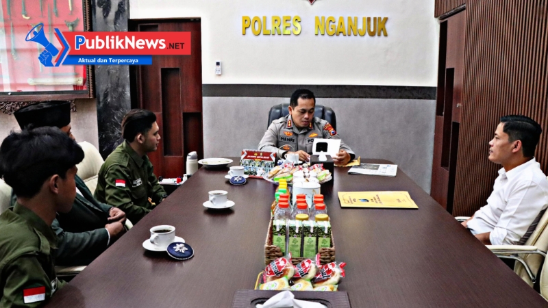 Kapolres Nganjuk Apresiasi BEM UPDN Pilih Jalur Dialog Sampaikan Aspirasi