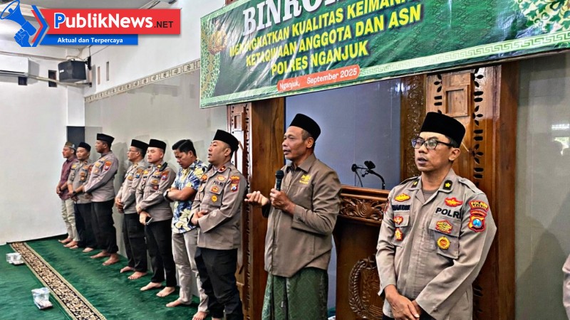 Binrohtal Polres Nganjuk: Meneladani Akhlak Nabi Muhammad untuk Polisi yang Humanis