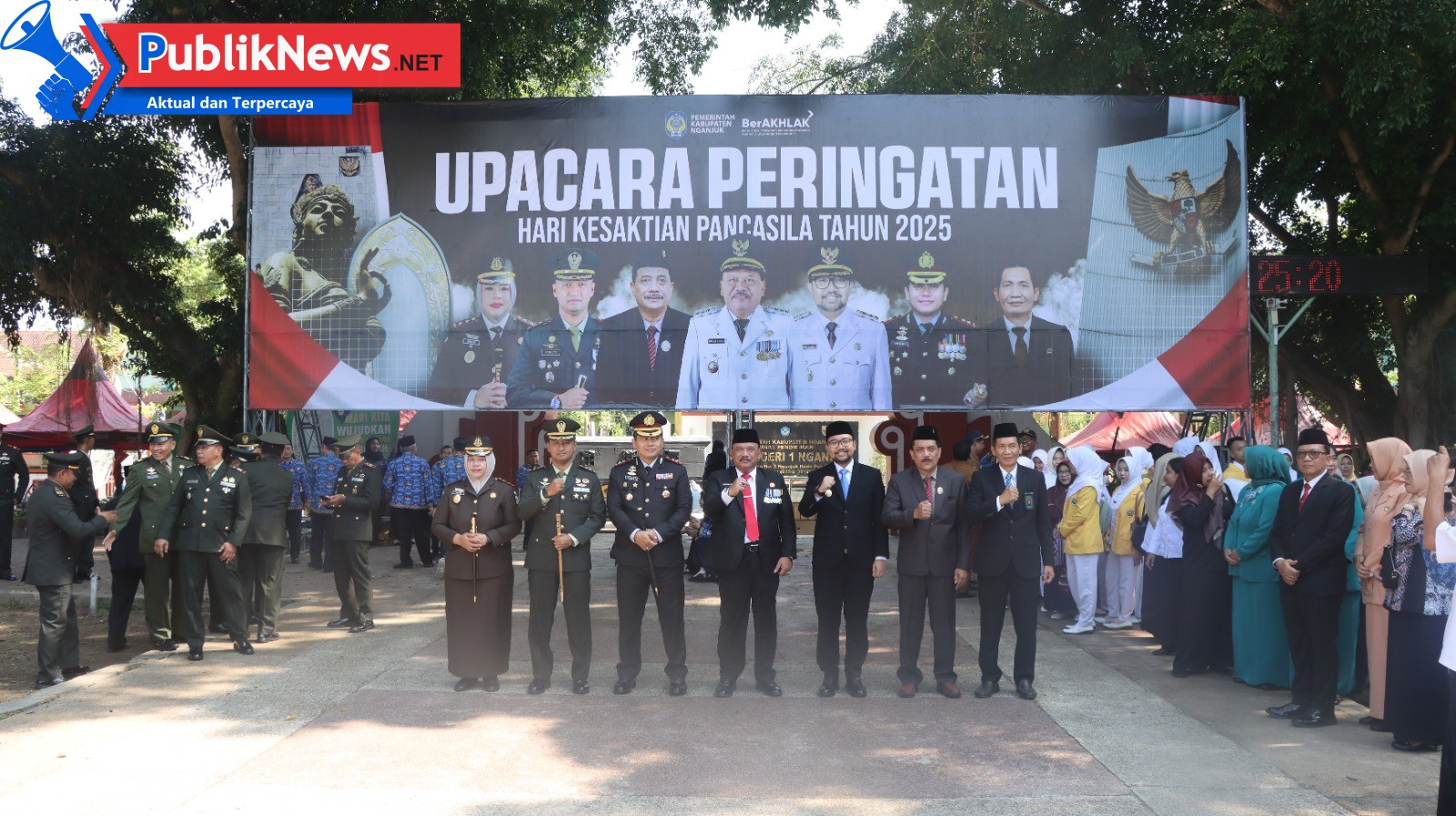 Peringati Hari Kesaktian Pancasila, Polres Nganjuk Perkuat Komitmen Tugas