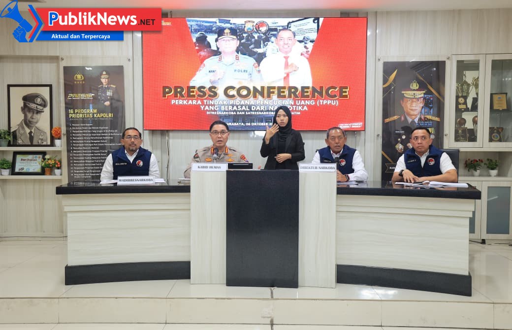 3 Bulan, Polda Jatim Bongkar 1.757 Kasus Narkoba! Aset Rp30,1 Miliar Jaringan TPPU Disita